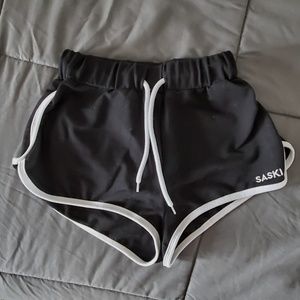 Saski Shorts - Saski Black Running Shorts Saski Shorts - Saski Black Running Shorts